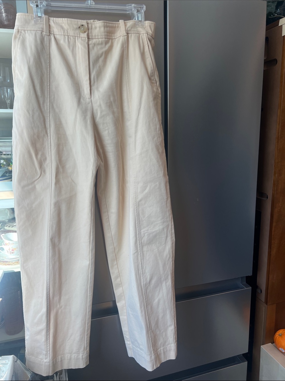 Hugo Boss Women’s Buttercream Yellow Tailored Pants Size 8